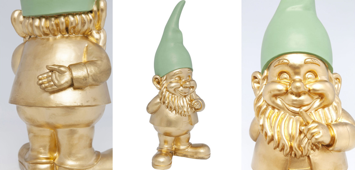 Статуэтка Golden Standing Gnome