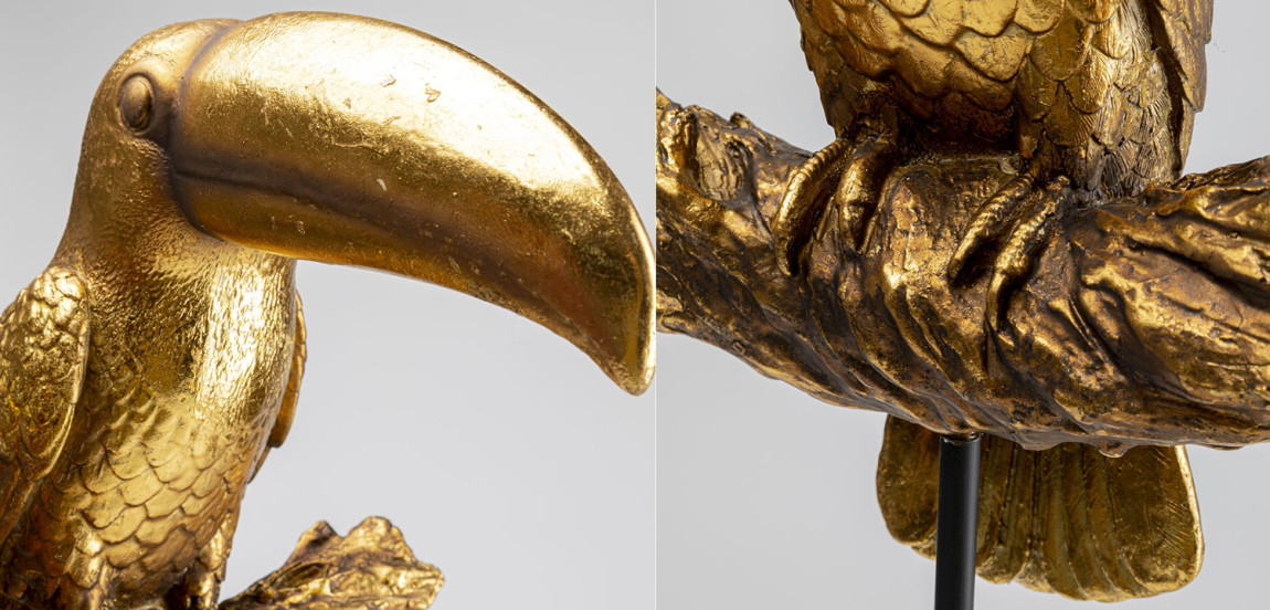 Статуэтка Golden Tukan on a stand
