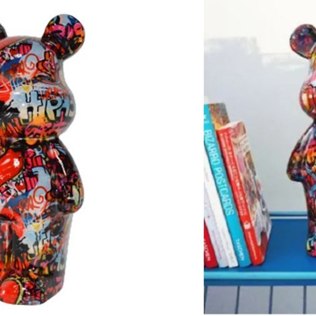 Статуэтка Graffiti Bear red