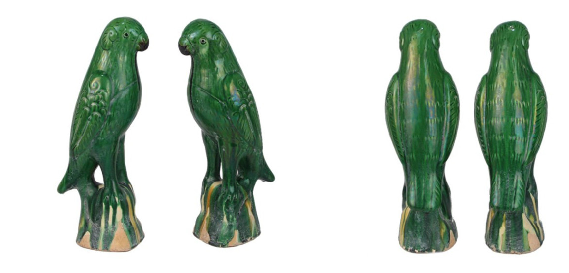 Статуэтка Green Parrot Porcelain
