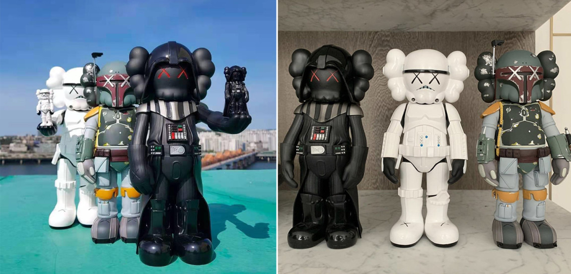 Статуэтка KAWS Star Wars Boba Fett Ver