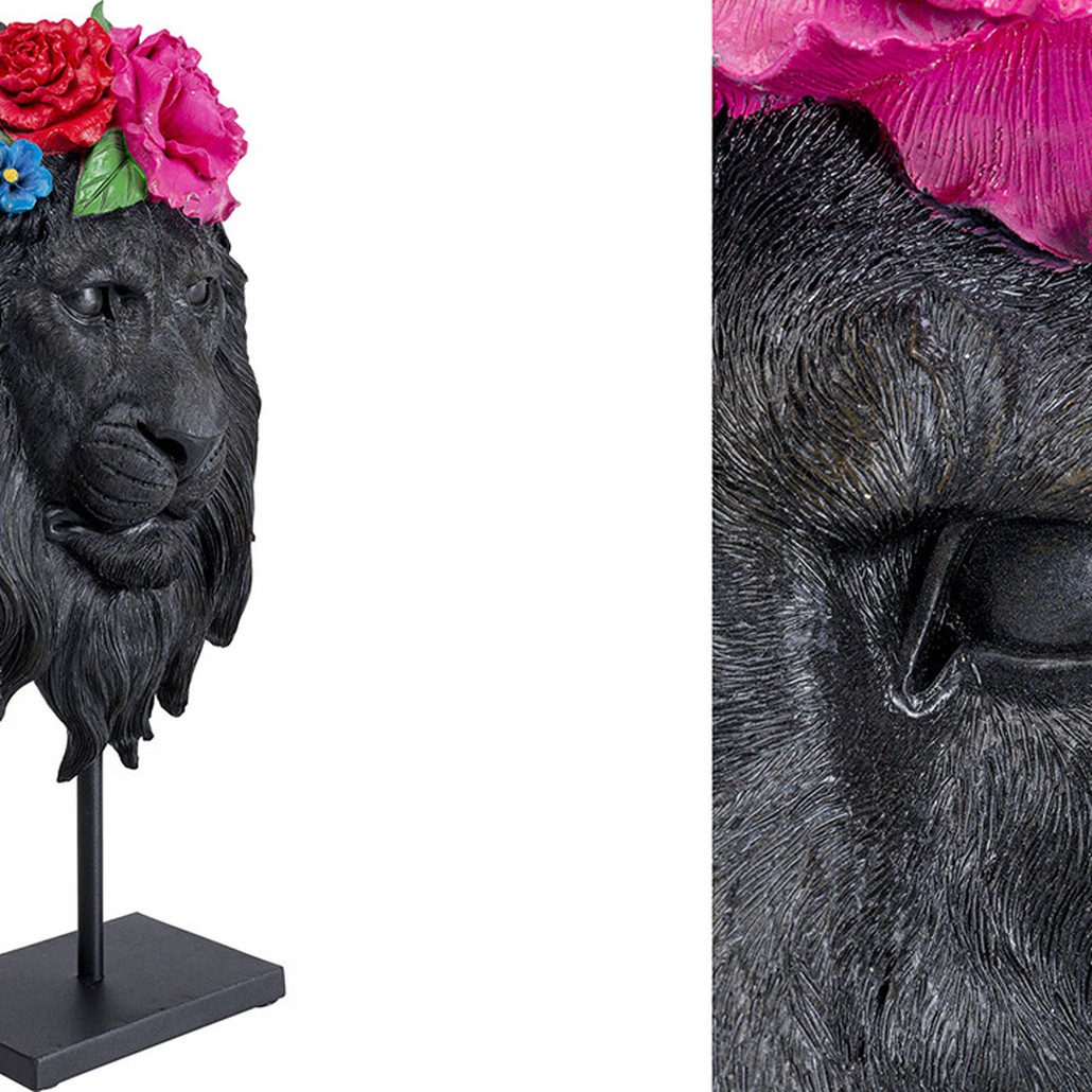 Статуэтка Lion and Flowers