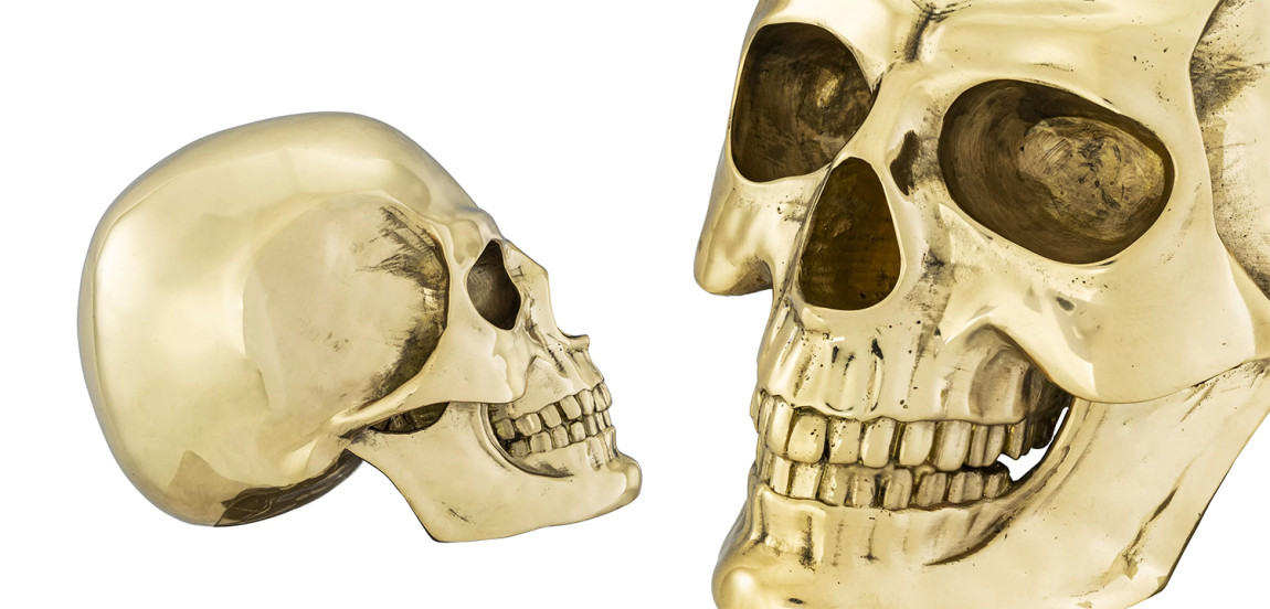 Статуэтка Philipp Plein Gold Skull Element