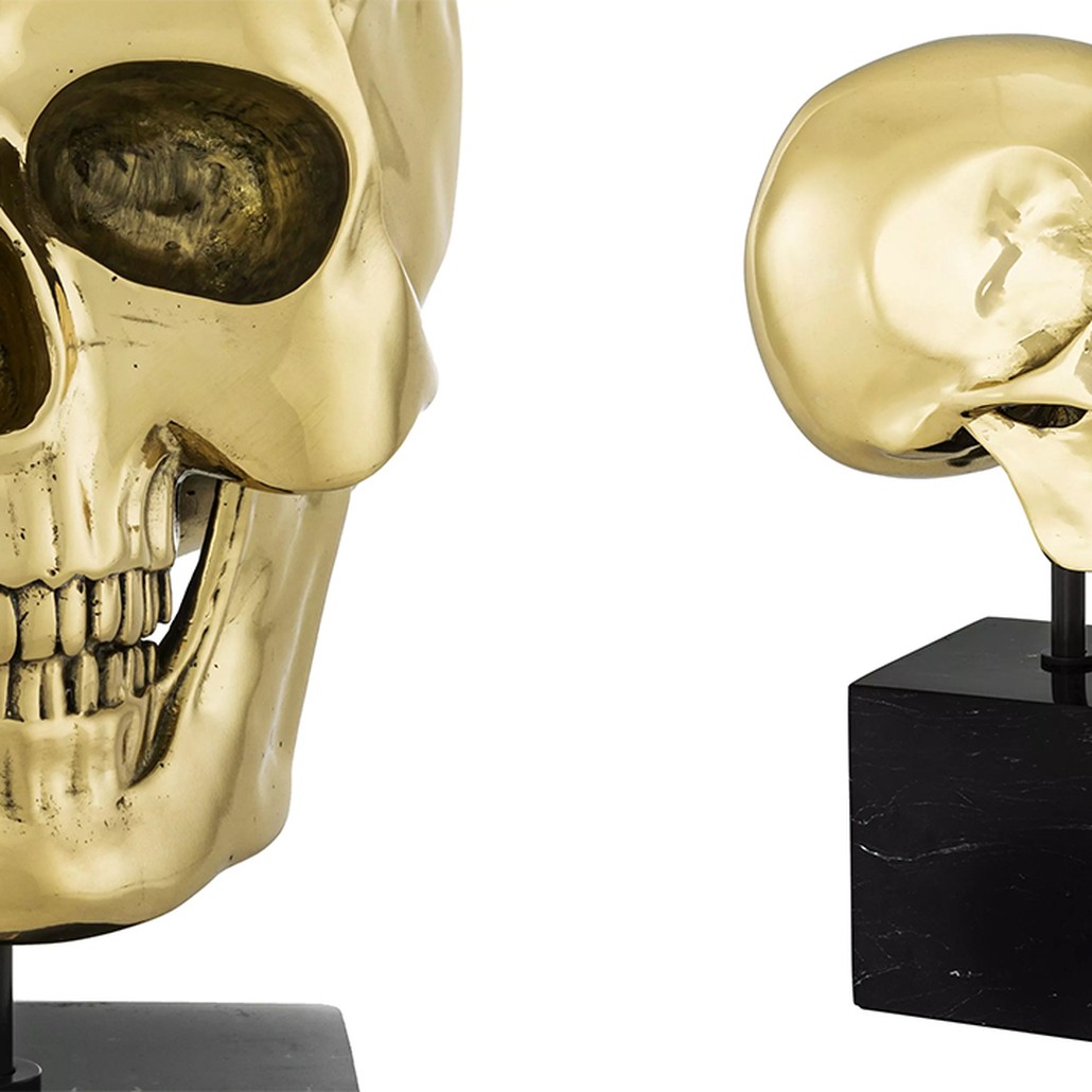 Статуэтка Philipp Plein Gold Skull L
