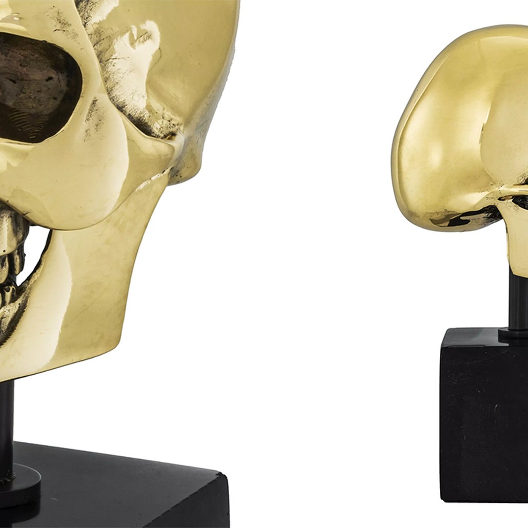 Статуэтка Philipp Plein Gold Skull S