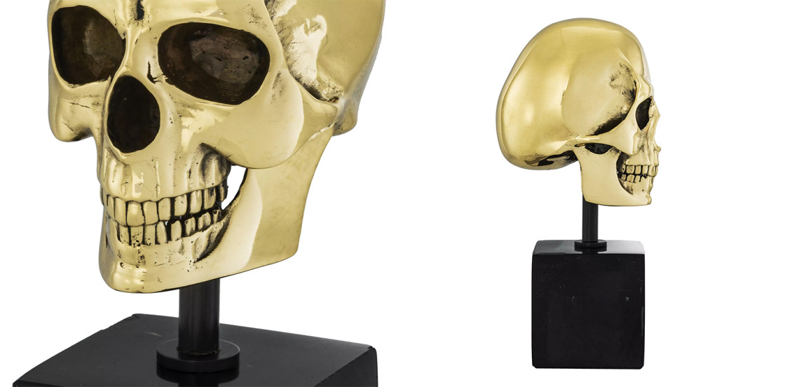 Статуэтка Philipp Plein Gold Skull S