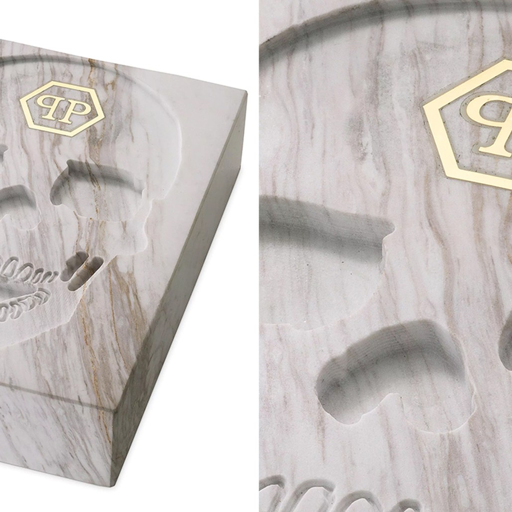Статуэтка Philipp Plein Marble Skull book