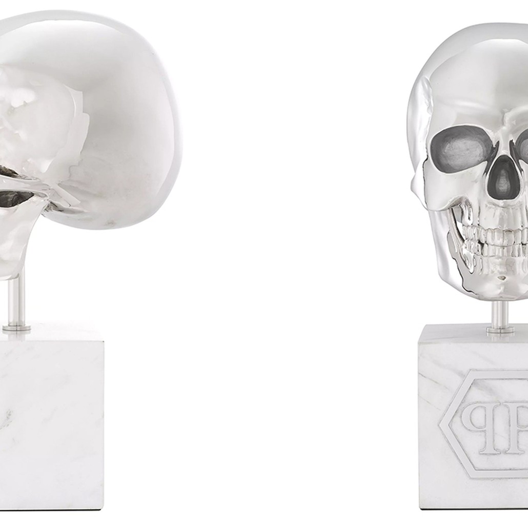 Статуэтка Philipp Plein Platinum Skull L