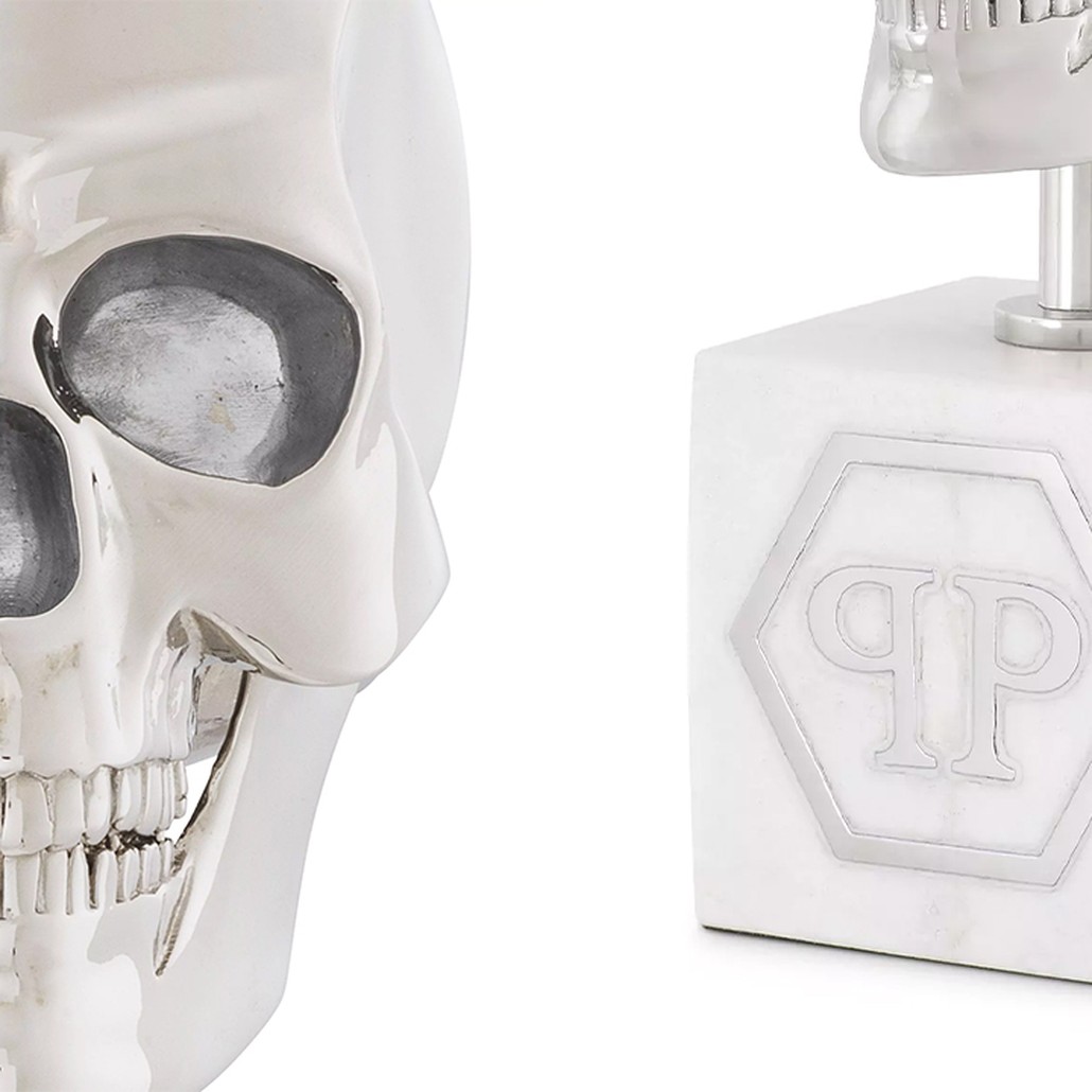 Статуэтка Philipp Plein Platinum Skull S