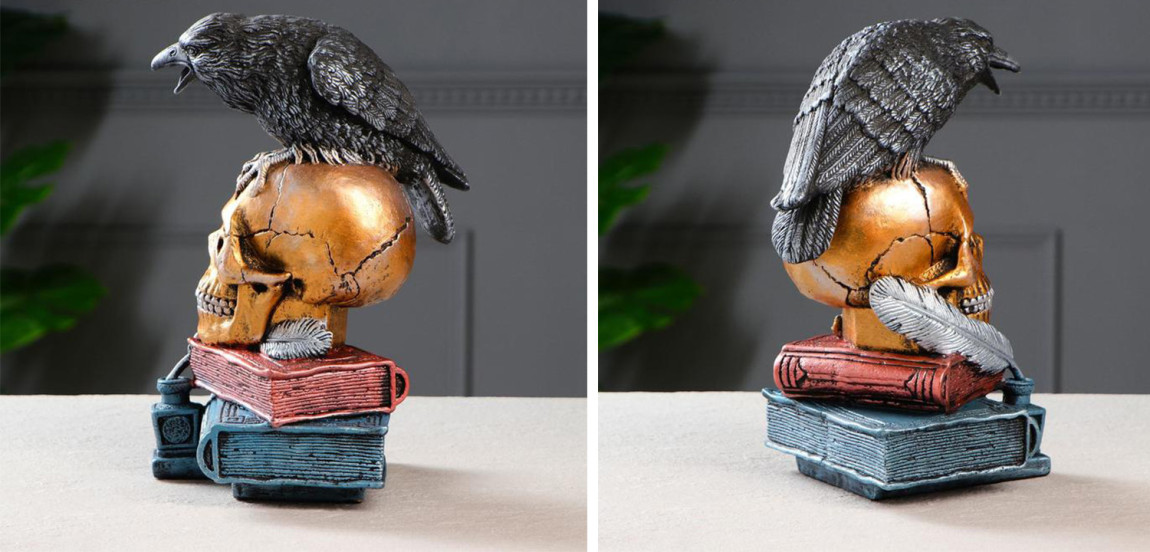 Статуэтка Raven and Skull
