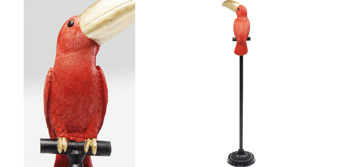 Статуэтка Red Tukan on a stand