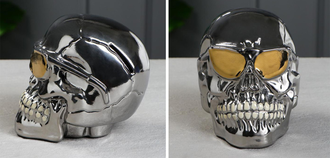 Статуэтка Silver Skull