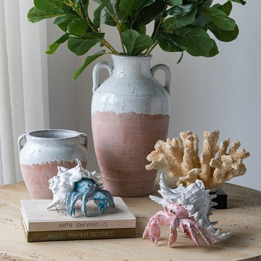 Статуэтка голубой рак с белой раковиной Marine Accessories