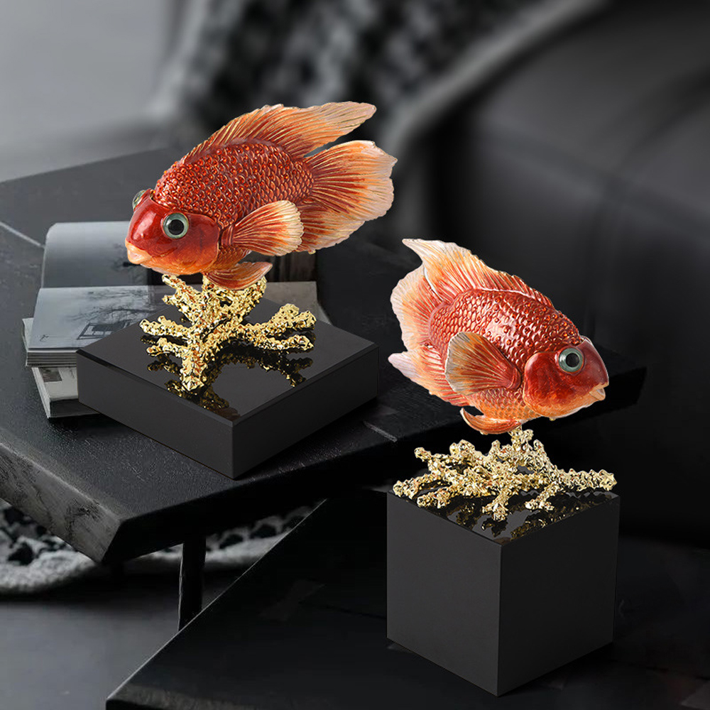 Статуэтка декоративная Рыбка-попугай Inhabitants of the Seas