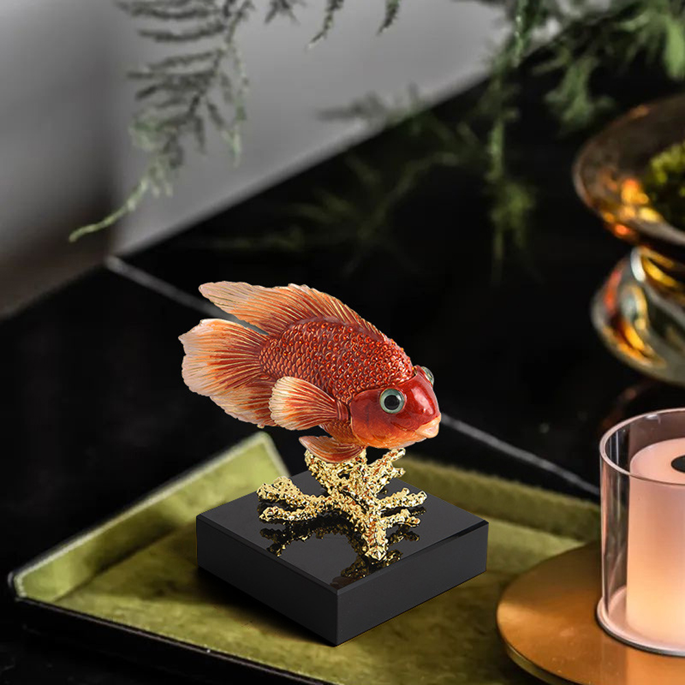 Статуэтка декоративная Рыбка-попугай Inhabitants of the Seas