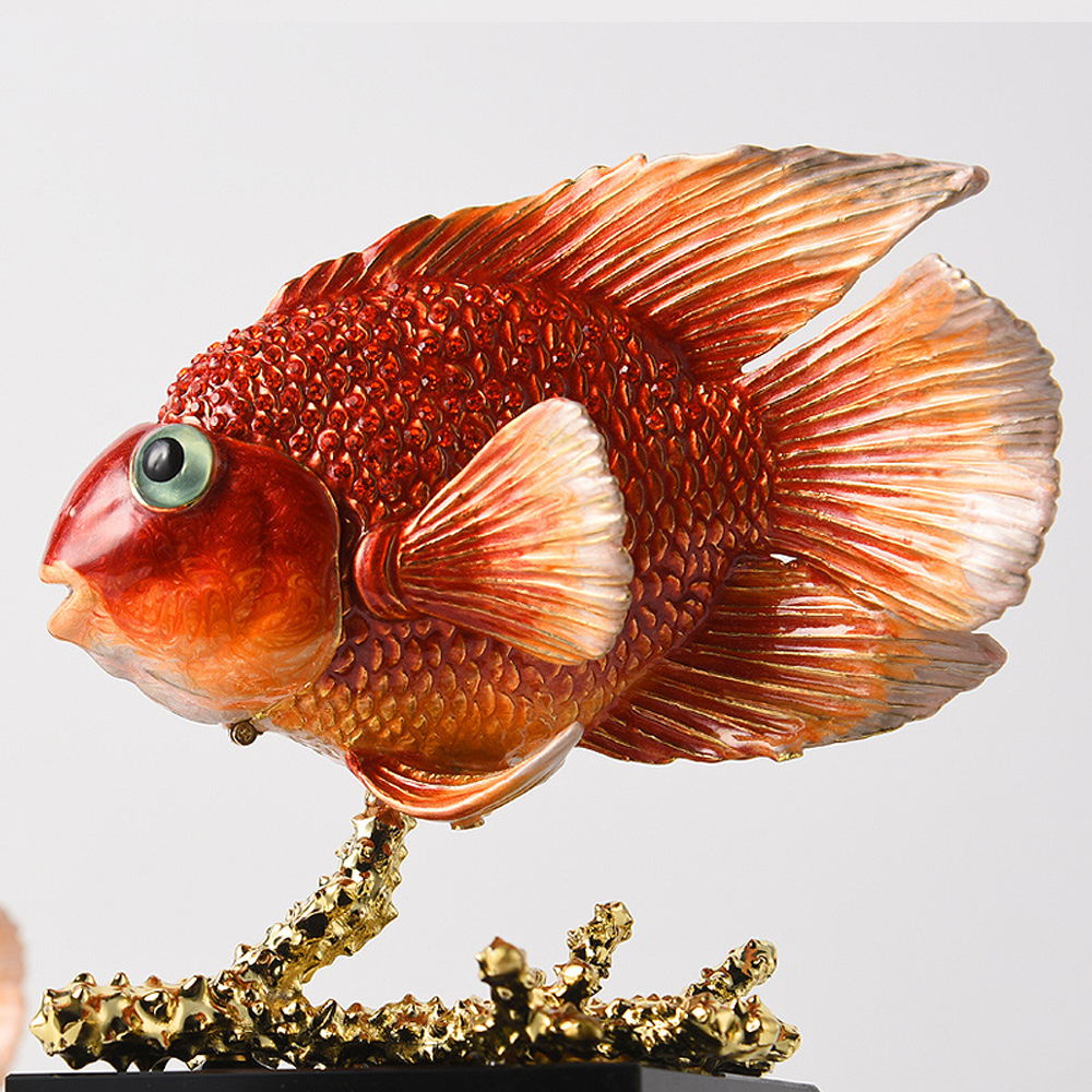 Статуэтка декоративная Рыбка-попугай Inhabitants of the Seas