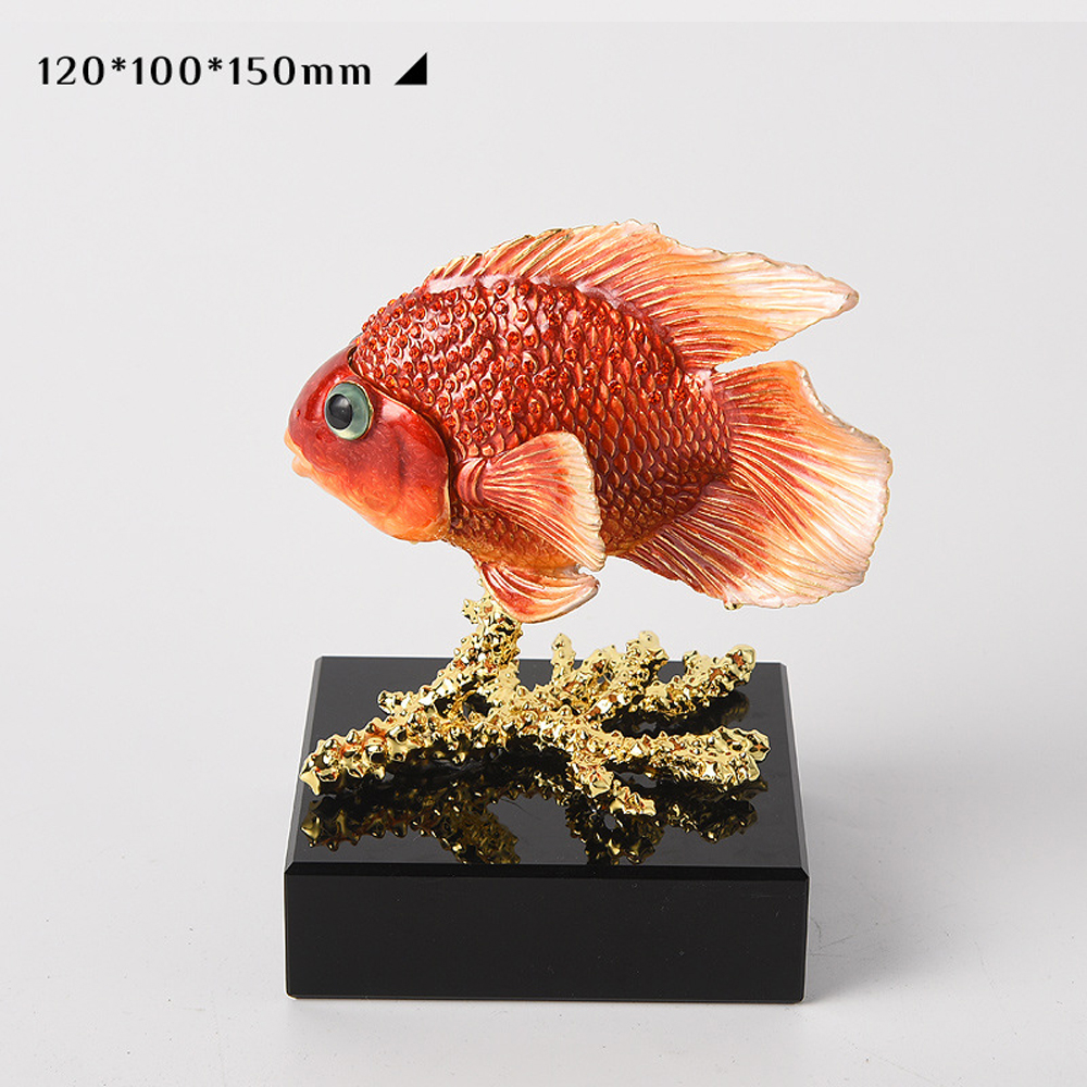 Статуэтка декоративная Рыбка-попугай Inhabitants of the Seas