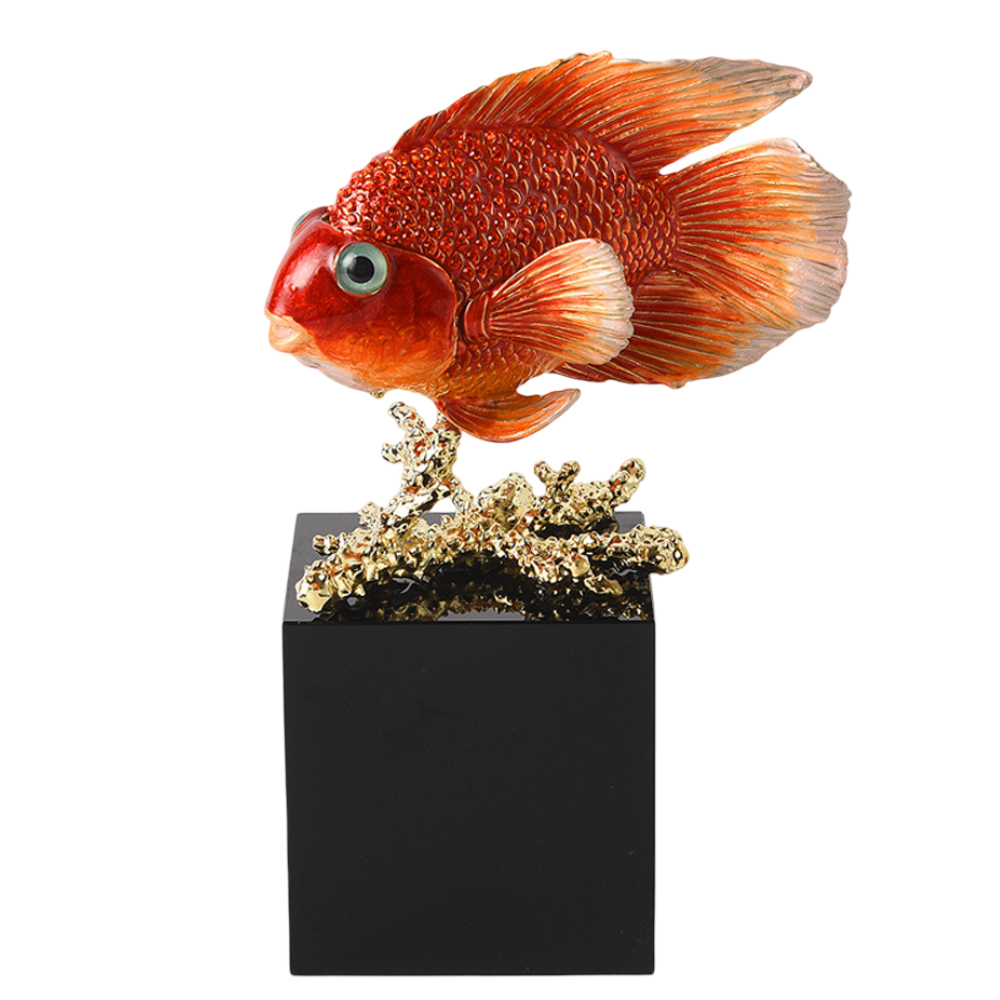Статуэтка декоративная Рыбка-попугай Inhabitants of the Seas