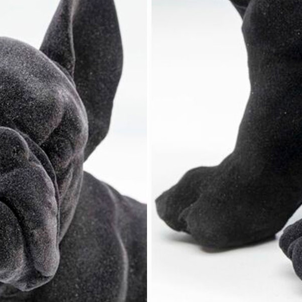 Статуэтка декоративная черная собака Black Dog