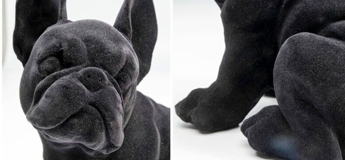 Статуэтка декоративная черная собака Black Dog