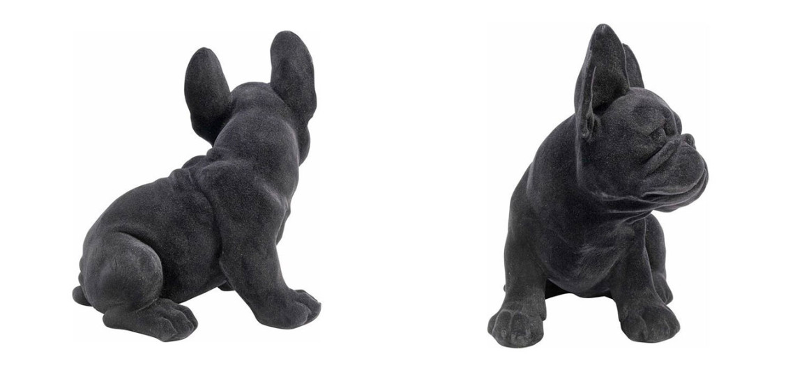Статуэтка декоративная черная собака Black Dog