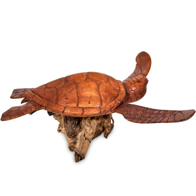 Статуэтка деревянная в виде морской черепахи Marine Reptiles