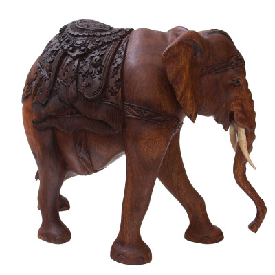 Статуэтка деревянная в виде слона Dressy Elephant