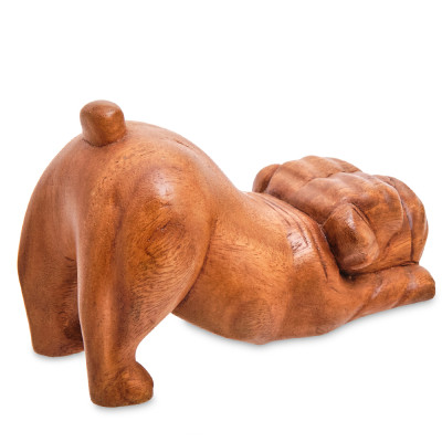 Статуэтка деревянная в виде собаки Puppy