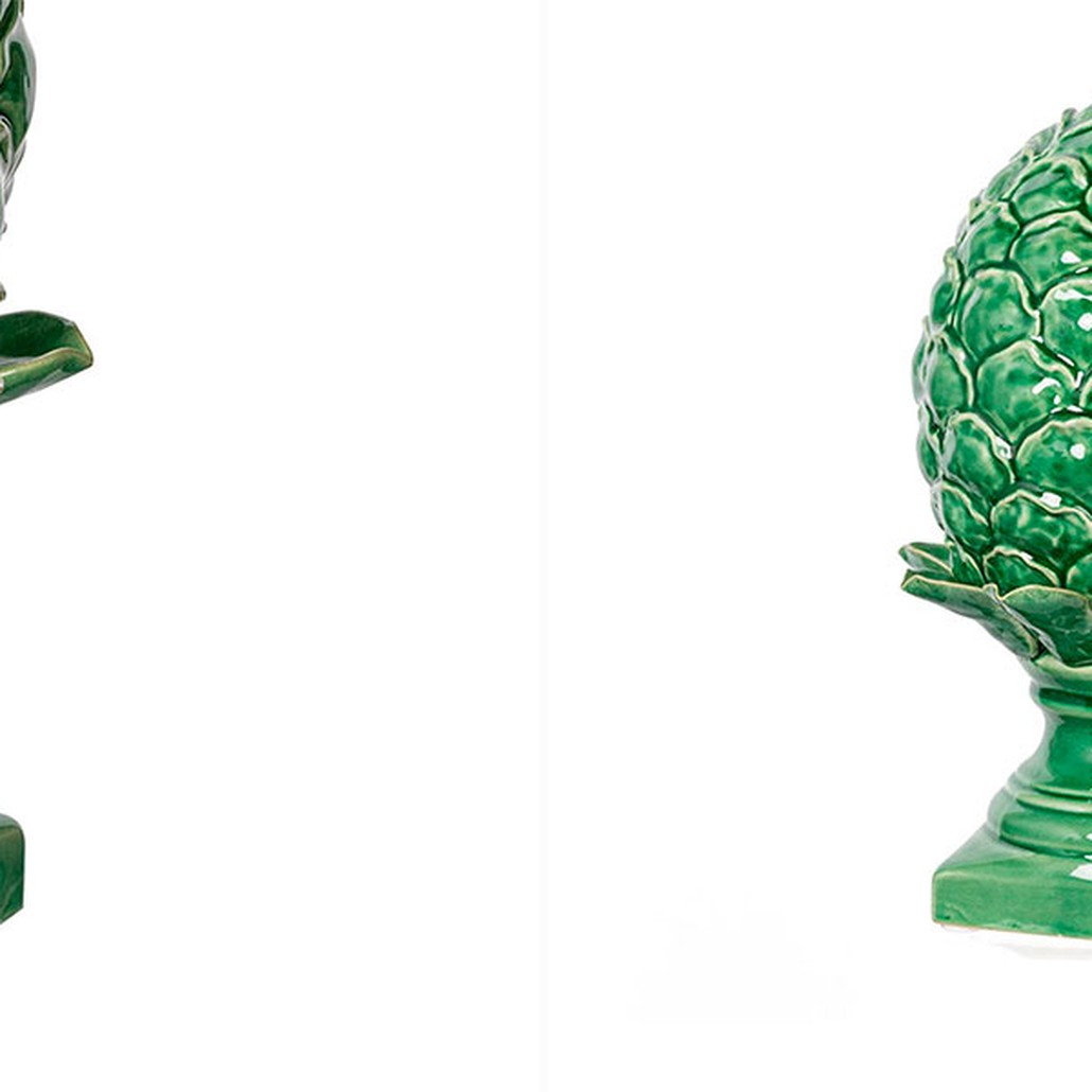 Статуэтка зеленая в виде артишока Artichoke