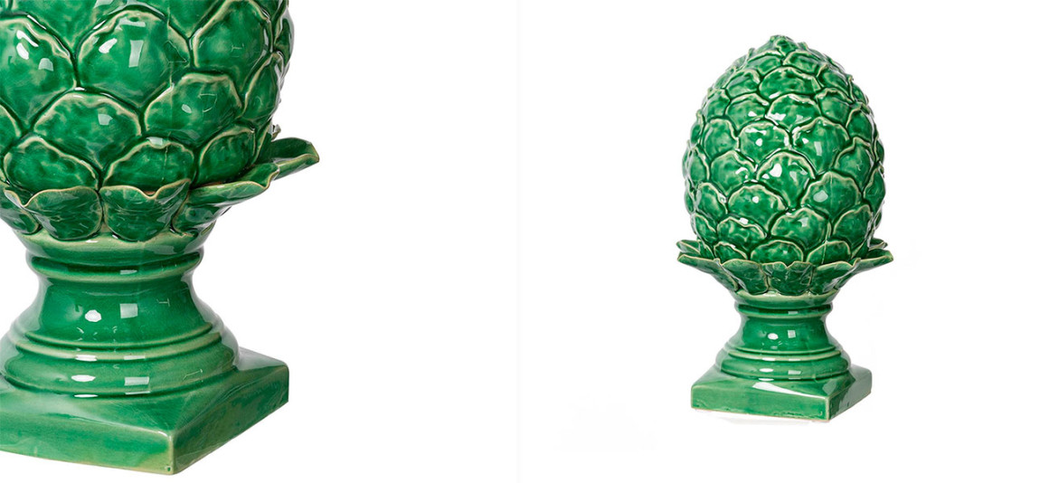 Статуэтка зеленая в виде артишока Artichoke