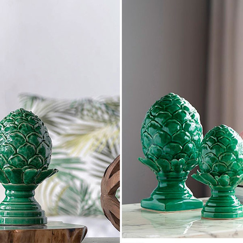 Статуэтка зеленая в виде артишока Artichoke