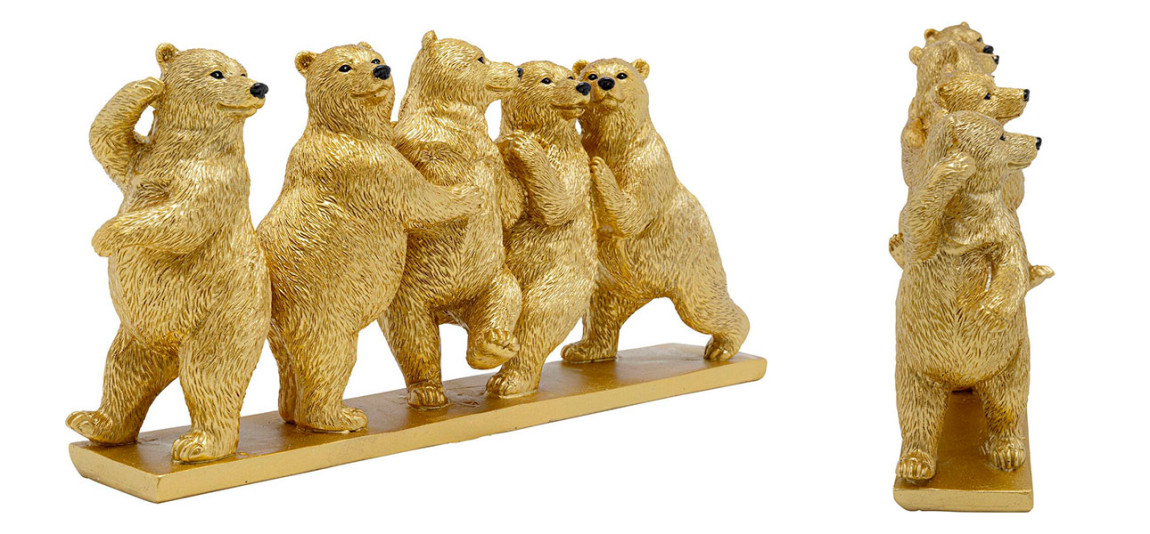 Статуэтка золотая Friendly Bears