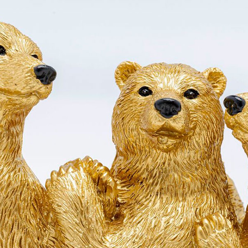Статуэтка золотая Friendly Bears