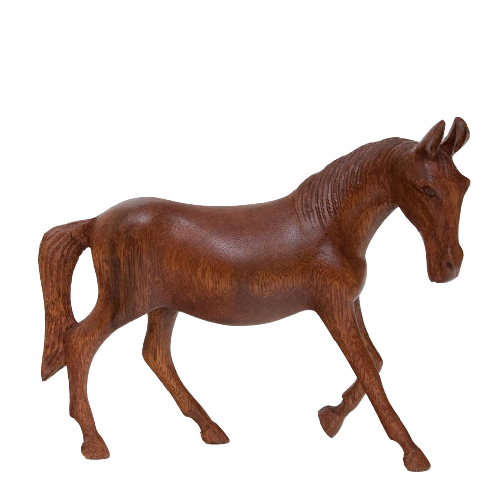 Статуэтка из дерева суар дикая лошадь Wild Horses