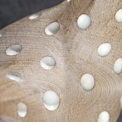 Статуэтка курица с текстурной поверхностью бежевого цвета Rustic Chicken