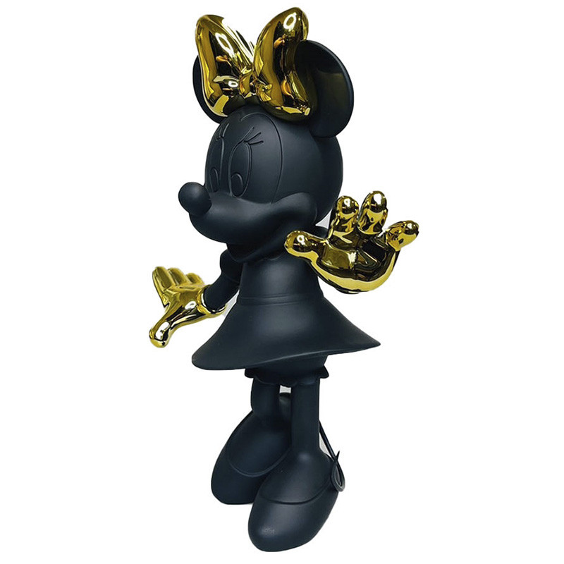 Статуэтка Минни Маус черного и золотого цвета Minnie Mouse Black&Gold Figurine
