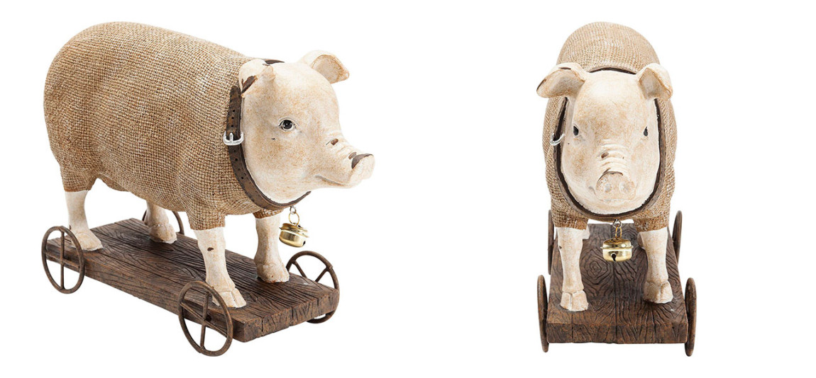 Статуэтка поросенок Brown pig