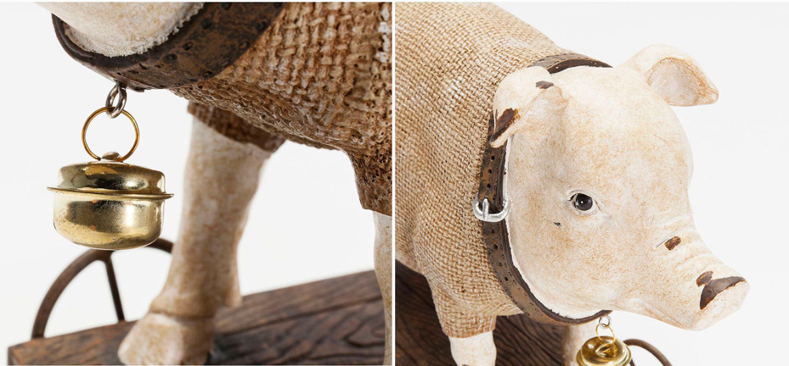 Статуэтка поросенок Brown pig