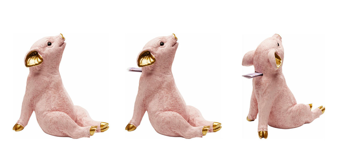 Статуэтка розовый поросенок Pink pig