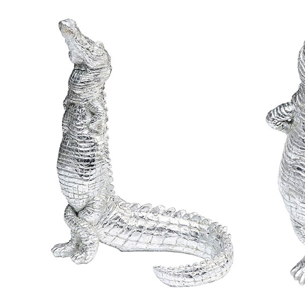 Статуэтка серебряный крокодил Crocodile collection