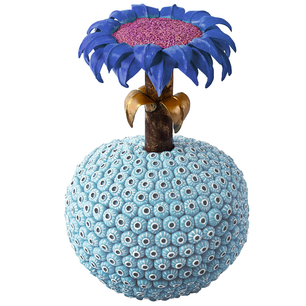 Статуэтка синий экзотический цветок Exotic Tropical Flower