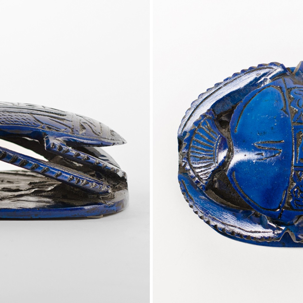 Статуэтка Скарабей Scarab Beetle blue