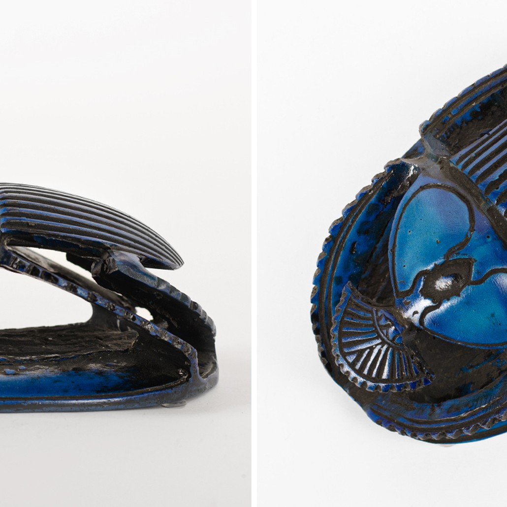 Статуэтка Скарабей Scarab Beetle dark blue