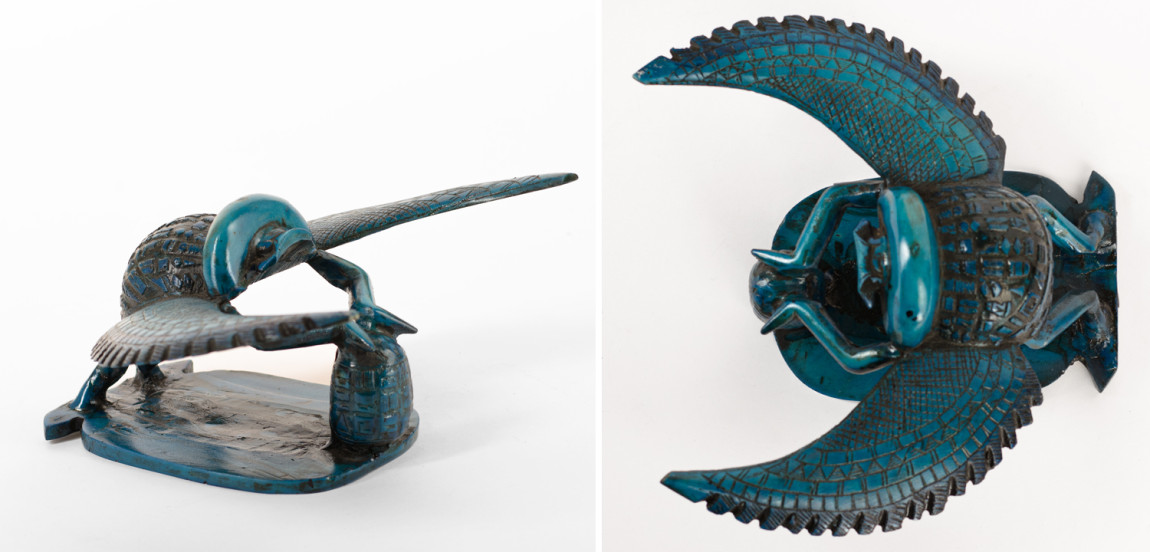Статуэтка Скарабей Scarab Beetle with Wings turquoise