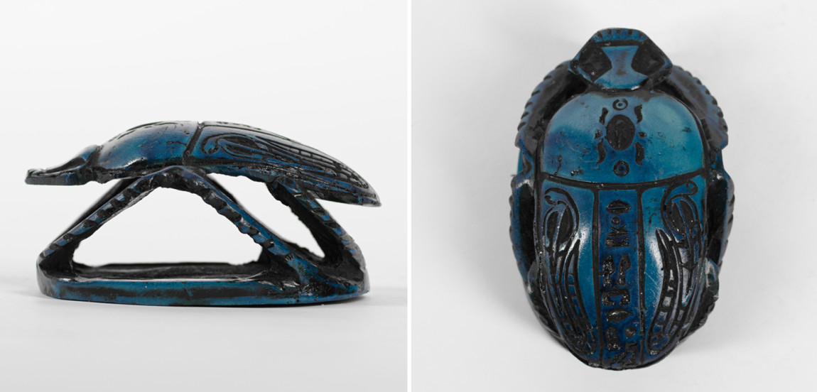 Статуэтка Скарабей маленький Scarab Beetle turquoise