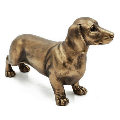 Статуэтка такса с реалистичными деталями и гладкой поверхностью Dachshund Style