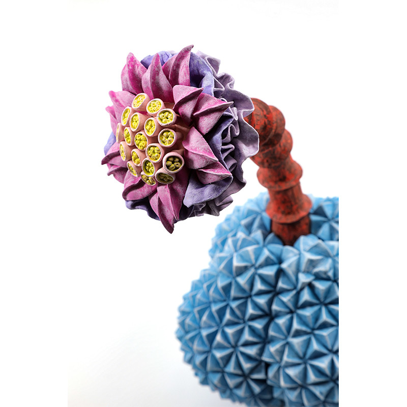 Статуэтка тропический фрукт Pandora Tropical Fruit Blue Pink Lilac Flower