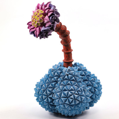 Статуэтка тропический фрукт Pandora Tropical Fruit Blue Pink Lilac Flower