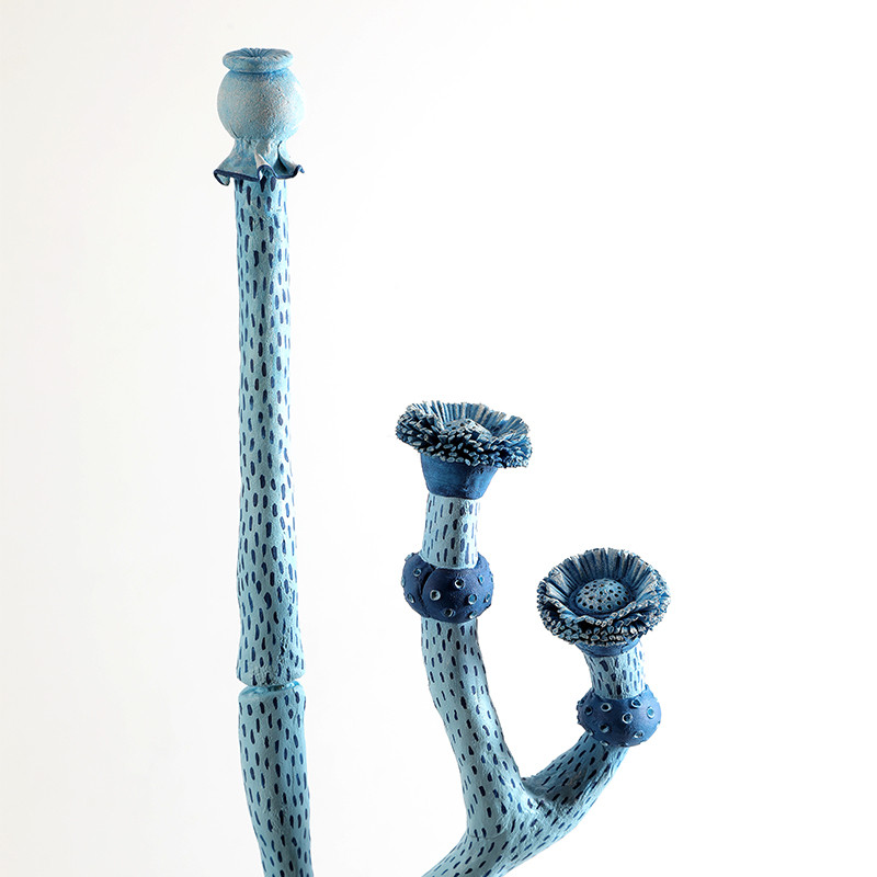 Статуэтка тропический фрукт Pandora Tropical Fruit Brown Blue Flowers