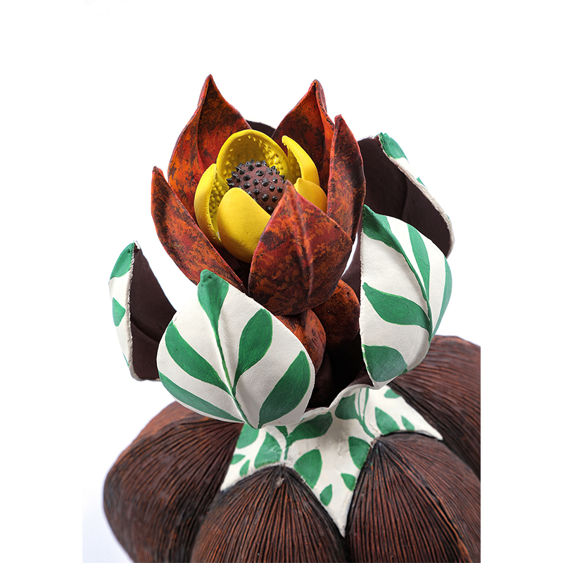 Статуэтка тропический фрукт Pandora Tropical Fruit Brown Red Green Flower